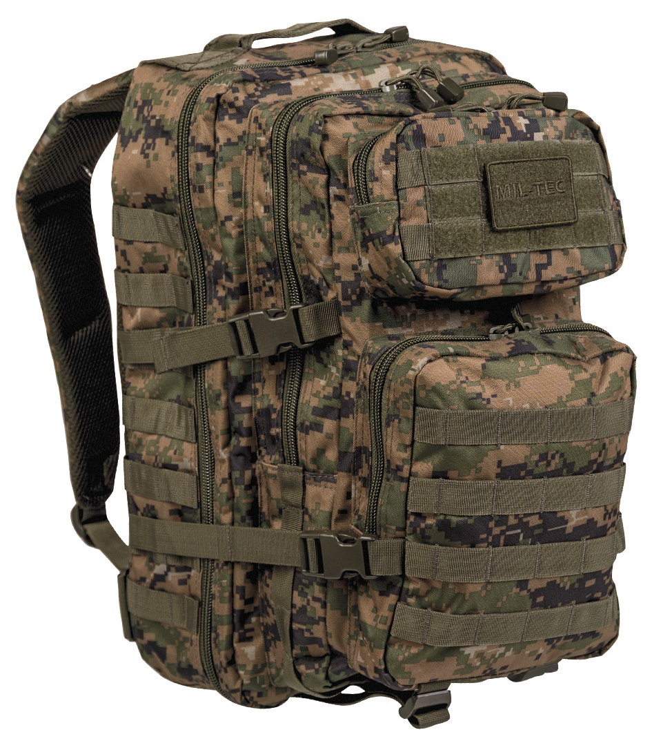 US Assault Pack Large Digital-Woodland